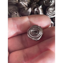 1.5 Cm Açık Kahve Kurdela Gül 50 Adet