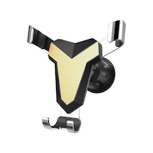 Joyhub Kancalı Araba Cep Telefonu Braketi, Araba Hava Çıkışı Sabit Araba Çok Fonksiyonlu Braket Altın Havalandırma Rhzkkh