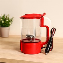 12v Araç Oto Kettle Su Isıtıcı Çakmaklık Fişli, Plastik