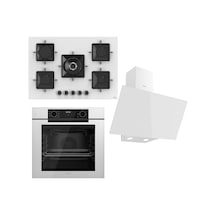 Ferre Steamart-Fryart Serisi Beyaz Ankastre Set SS036 - QEP63CB - D078