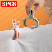 3 Adet Beyaz Klipler-3 Adet Yatak Çarşafı Klipleri Çamaşır Mandalları Plaj Havlusu Kli Rüzgar Geçirmez Yatak Ev Gereçleri 47119389