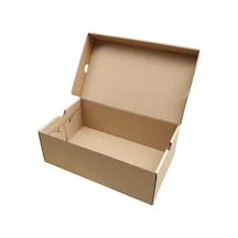 Suntek Ayakkabı Saklama Kutusu Assemblable Konteyner 28cmx16cmx10cm Kahverengi