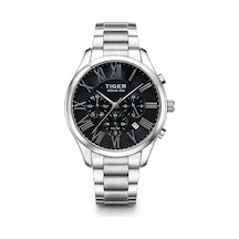 Tf-03219ff Tıger Otomatik Çelik Erkek Saati Füme