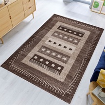 Rovigo Home Dijital Baskı Yıkanabilir Kaymaz Taban Salon Halısı RVG0370 Çok Renkli