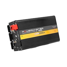 Powermaster Pwr3000-12 Çift Dijital Ekran 12 Volt - 3000 Watt Modıfıed Sınus Wave Inverter