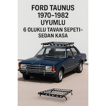 Ford Taunus 1970-1982 Uyumlu 6 Oluklu Tavan Sepeti - Sedan Kasa