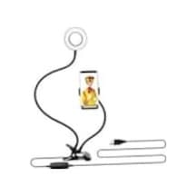 Kıskaçlı Akrobatik 3 Renk Masa Lambası, Usb Beyaz, Işık Şiddeti Ve Rengi Ayarlanabilir, Kitap Okuma Ve Çalışma Işığı, Güç Kablosu Dahil .