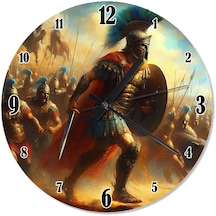Romalı Askerler Desenli Duvar Saati