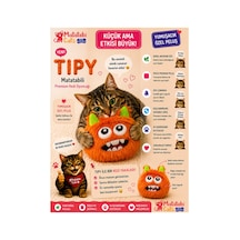 Tipy Peluş Kedi Oyuncağı Matatabi İçerikli, Dayanıklı, Kediler İçin Eğlenceli Oyuncak