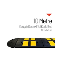 Kauçuk Yol Kasisi Destekli Hız Kesici Set 10 M-3360