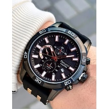 Ferrucci Function Fcf.03303fs.02 Silikon Kordon Erkek Kol Saati Siyah