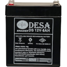Tse Belgeli Desa 12v 5ah - 12v 5a Kuru Bakımsız Akü