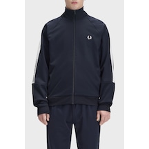 Fred Perry Pamuklu Regular Fit Dik Yaka Ceket Erkek Ceket J3301 608 Lacivert