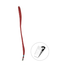 Bigpoint Metal Klipsli Yaka İpi Bordo X 50 Adet