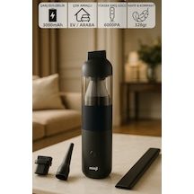 Mioji Mio 3 3000 mAh 6000 PA Taşınabilir Mini Şarjlı Araç ve El Süpürgesi