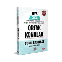 Data Yayınları 2025 GYS Türkiye Kamu Kurumları ve Bağlı Kuruluşları Personeli ve Unvan Değişikliği Ortak Konular Soru Bankası