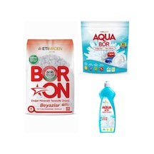 Doğal Mineralli Bulaşık Deterjanı 30 Tablet +elde Yıkama+çamaşır Makine Deterjanı