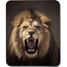 Hayvan Kızgın Aslan Mouse Pad
