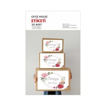 İsme Özel Çeyiz Kolisi Etiketi 30 Adet Koli Etiket