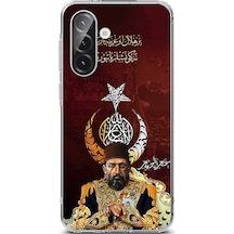 Samsung Galaxy A36 Uyumlu Abdülhamid Han Baskılı Silikon Kılıf Renkli