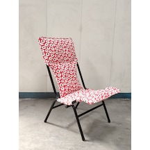 Yapa-Yavuzpaşalar Katlanan Şezlong Sandalye -- Siyah Iskeletli, Polyester Kumaş (539725290) Siyah