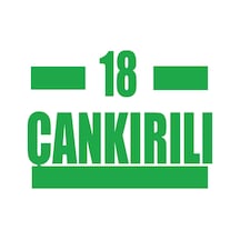 18 Çankırılı Araba Sticker 17x17 Cm Yeşil