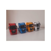 Man Metal Kasa Müzikli Ve Işıklı Model Tır Çekici Beyaz/sarı/kırmızı/man
