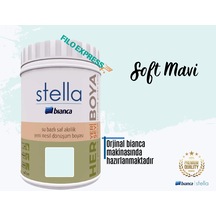 Bianca Stella Su Bazlı Saf Akrilik Boya 1 L Soft Mavi