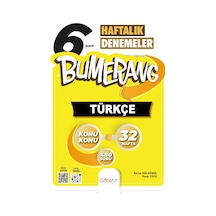 Günay 6.Sınıf Bumerang 32 Haftalık Türkçe Denemesi