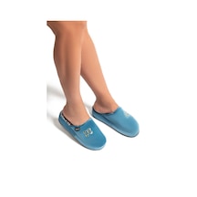 Twigy Kelebek EE0091 Kadın Ev Terliği Mavi 36/40 Mavi