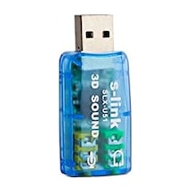 Slx-u51 Usb Ses Kartı 2.0 Çevirici Adaptör