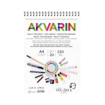 Van Dyck Sulu Boya Blok Multipurpose A5 Üst Sprl 20 Yp S.by.blk