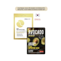 Dermal 3 Katmanlı Gold Göz Maskesi + Avokado Maskesi 23 G