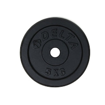 Delta 5 Kg X 2 Adet Siyah Döküm Plaka Çiftli Ağırlık Flanş