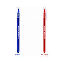 Pensan Büro 2270 Tükenmez Kalem, 1.0 Mm Medium Uç, Mavi, Ofis, Okul Ve Kırtasiye Kullanımı İçin Akıcı Yazım Ka Çok Renkli