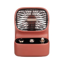 Ajazz Ac009 Su Püskürtmeli Üç Kademeli Rüzgar Hızına Sahip Taşınabilir Fan, Kırmızı Kırmızı Kırmızı