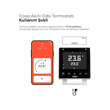 Akıllı Klima Kontrolü V5, Wi-fi Bağlantılı Oda Termostatı, Mobil Uygulama Kontrollü