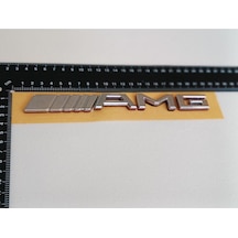 Mercedes Cl Özel Tasarım Amg Krom-kırmızı Bagaj Yazısı Üçgen Tip 3m 3d Abs