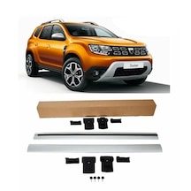 Dacia Duster Gri Renk Çıta 2018-2024 Uyumlu Wıngbar Port Bagaj Ara Atkı Tavan Barı Arabar