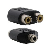 Dişi Stereo Rca Dişi Çevirici 2x Rca Dişi Aux Dişi Jack 3.5 Mm Dişi 2 Rca Dişi Jack
