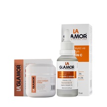 La Glamor Anti Dark Spot Care Cream 50 ML + La Glamor Leke Karşıtı Vitamin C Serum 30 ML