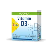 Voonka Vitamin D3 400 Iu Çocuklar Için Takviye Edici Gıda 20 Ml