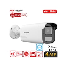 Hıkvısıon Ds-2cd1t47g2h-lıuf/sl 4mp 2.8mm Akıllı Çift Işık Çift Yönlü Konuşma Bullet Colorvu Kamer
