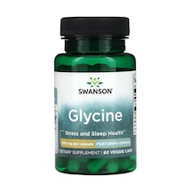 Takviye Swanson Glycine, 500 Mg, 60 Veg.kapsül.usa Menşei.dmmedicine'den