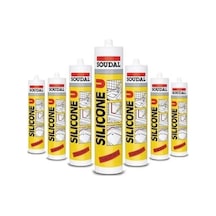 Soudal Şeffaf Silikon 280 Gr 30 Adet