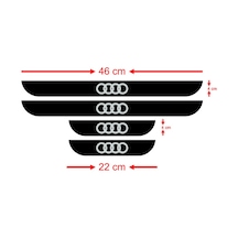 Audi Kapı Eşiği 4 Lü Aksesuar N11.8758