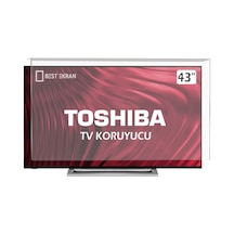 Toshiba Uyumlu 43L3863DG TV EKRAN KORUYUCU - Toshiba Uyumlu 43" inç 108 Ekran K