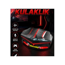Bluetooth Oyuncu Kulaklığı Gürültü Engelleme Led Aydınlatma 00