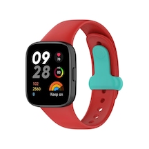 Newface Xiaomi Redmi Watch 3 Origin Silikon Kordon - Kırmızı
