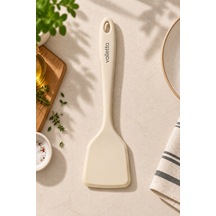 Premium Isıya Dayanıklı Silikon Spatula Vanilya